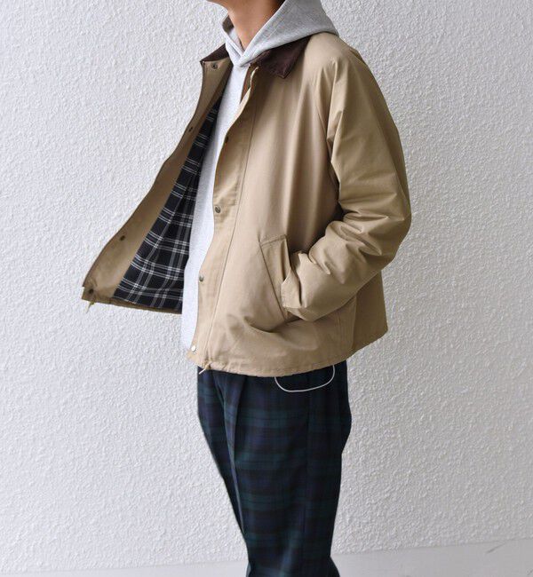 SHIPS any「【SHIPS any 別注】Bollington: ショート ハンティングジャケット 25SS◇」|ブルゾン・スタジャン|