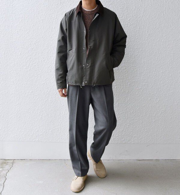 SHIPS any「【SHIPS any 別注】Bollington: ショート ハンティングジャケット 25SS◇」|ブルゾン・スタジャン|