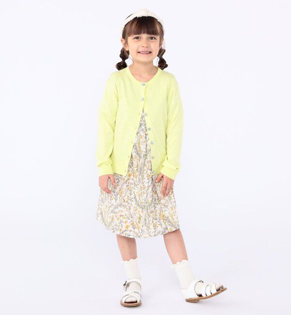 SHIPS KIDS「SHIPS KIDS:100～130cm / リバティ 半袖 ワンピース」|ワンピース|