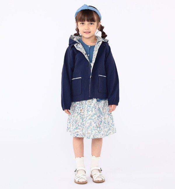 SHIPS KIDS「SHIPS KIDS:100～130cm / リバティ 半袖 ワンピース」|ワンピース|