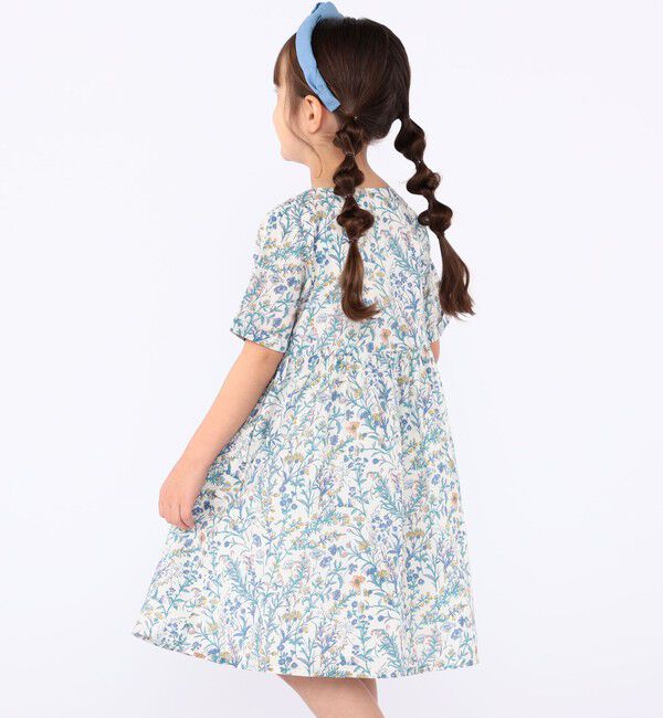 SHIPS KIDS「SHIPS KIDS:100～130cm / リバティ 半袖 ワンピース」|ワンピース|