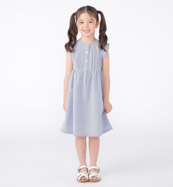 SHIPS KIDS「SHIPS KIDS:100～130cm /〈UVカット/吸水速乾〉ドライタッチ ワンピース」|ワンピース|
