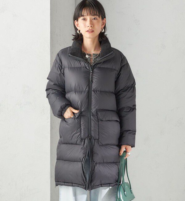 SHIPS for women「【SHIPS別注】TAION:〈手洗い可能〉ネック ボア ダウン コート」|ダウン|