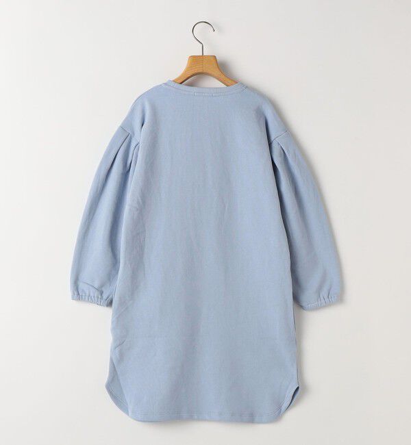 SHIPS KIDS「SHIPS KIDS:140～150cm / カレッジロゴ フラワー 刺繍 スウェット ワンピース」|ワンピース|