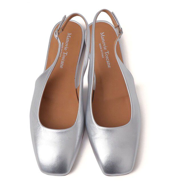 SHIPS for women「Manovie Toscane: スクエア スリング バック」|パンプス|