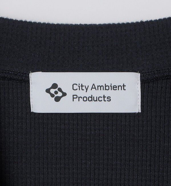 SHIPS「City Ambient Products: ブラッシュド ワッフル Vカーディガン」|カーディガン|
