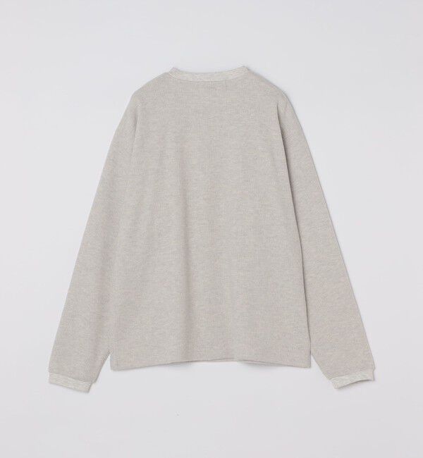 SHIPS「City Ambient Products: ブラッシュド ワッフル ロングスリーブ」|Tシャツ・カットソー|