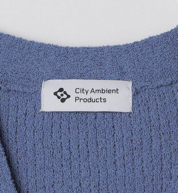 SHIPS「City Ambient Products: 5ゲージ ワッフル Vカーディガン」|カーディガン|