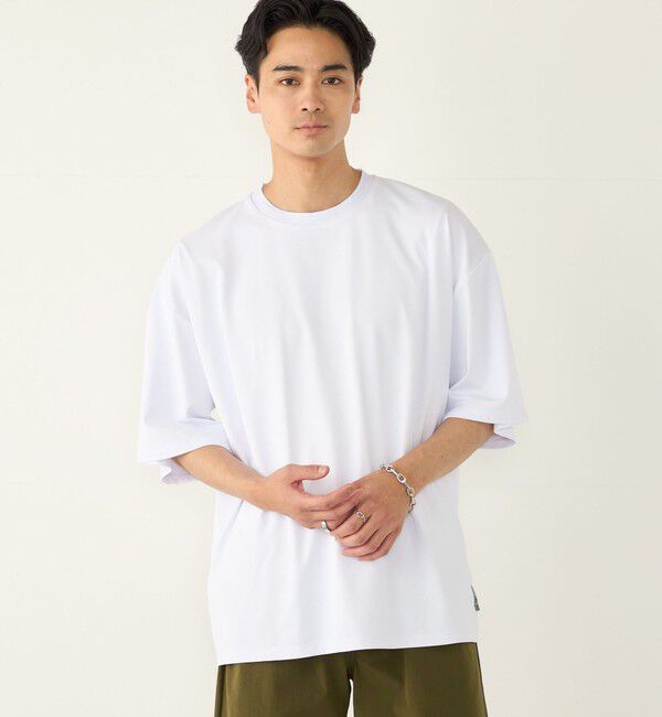 SHIPS Colors 「SHIPS Colors:〈汗染み防止・遮熱・吸水速乾・UVカット〉ルーズ シルエット T」|Tシャツ・カットソー|