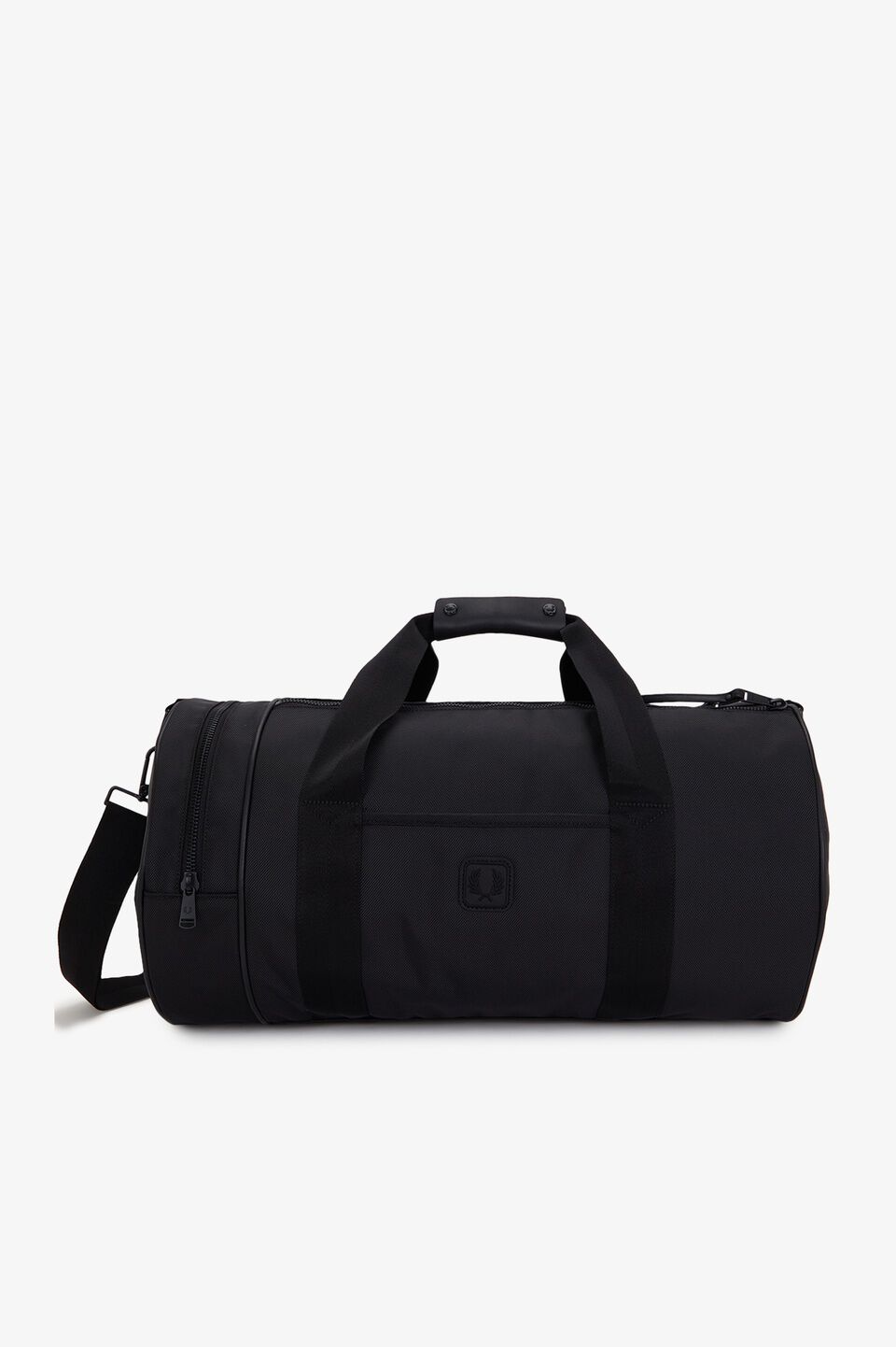 FRED PERRY 「Black Canvas Large Barrel Bag／ブラックキャンバスラージバレルバッグ」|その他|