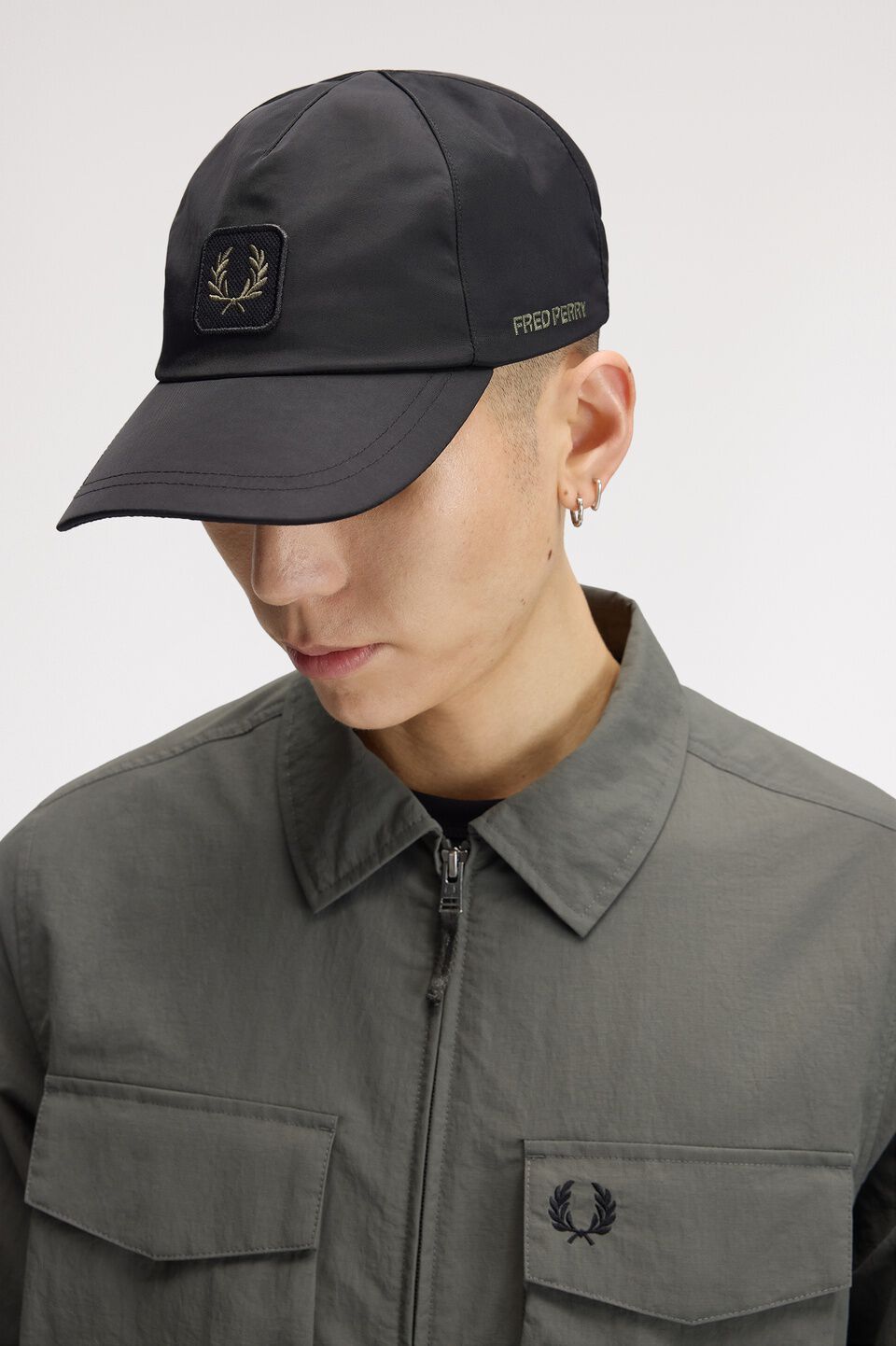 FRED PERRY 「FRED PERRY／Crinkle Nylon Cap／ナイロンキャップ」|キャップ・キャスケット|