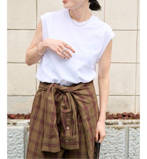 OUTDOOR PRODUCTS Usual Things「追加2 ハイツイストコットンノースリTEE」|Tシャツ・カットソー|