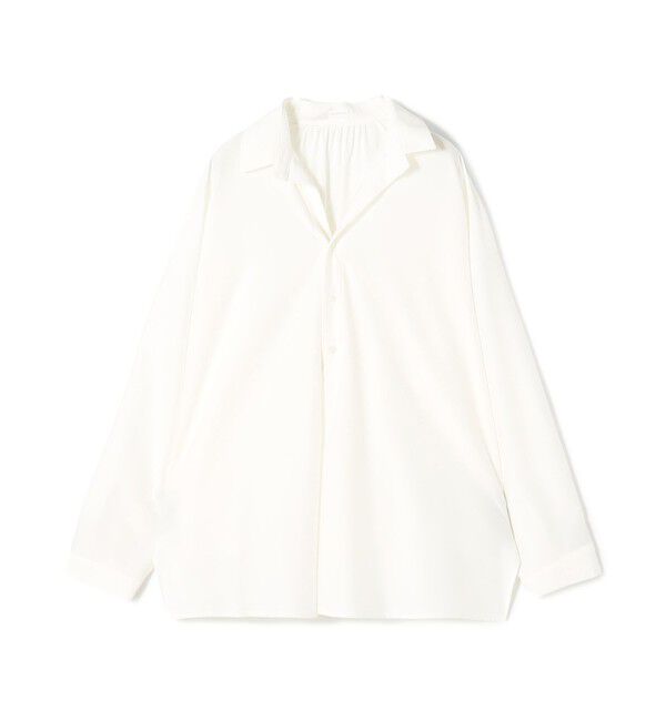 GALERIE VIE「シルキーコットン スキッパーブラウス」|シャツ・ブラウス|11 ホワイト