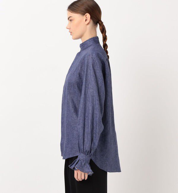 TOMORROWLAND BUYING WEAR「BOURRIENNE BOUDOIR LIN MARINE  リネンブラウス」|シャツ・ブラウス|