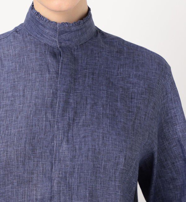 TOMORROWLAND BUYING WEAR「BOURRIENNE BOUDOIR LIN MARINE  リネンブラウス」|シャツ・ブラウス|
