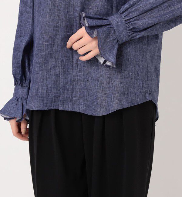 TOMORROWLAND BUYING WEAR「BOURRIENNE BOUDOIR LIN MARINE  リネンブラウス」|シャツ・ブラウス|