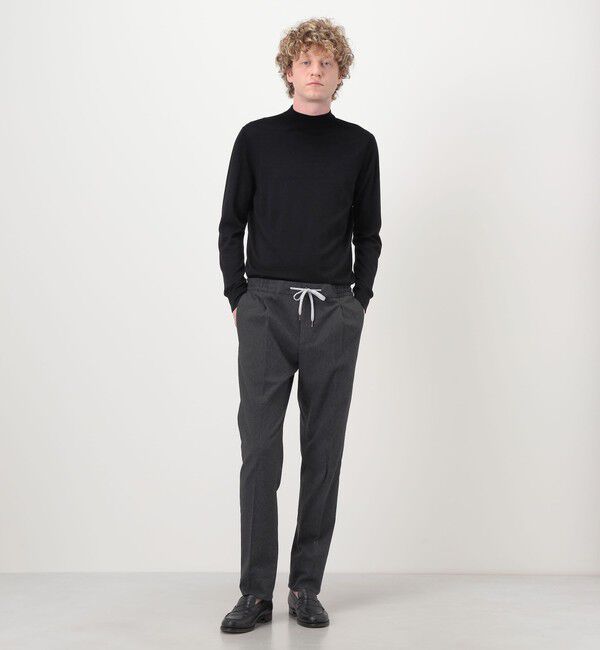 TOMORROWLAND BUYING WEAR「PT TORINO SOFT 1P JOGGER コットンストレッチ 1プリーツイージースラックス」|スラックス|