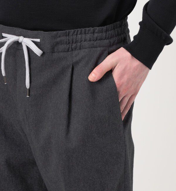TOMORROWLAND BUYING WEAR「PT TORINO SOFT 1P JOGGER コットンストレッチ 1プリーツイージースラックス」|スラックス|