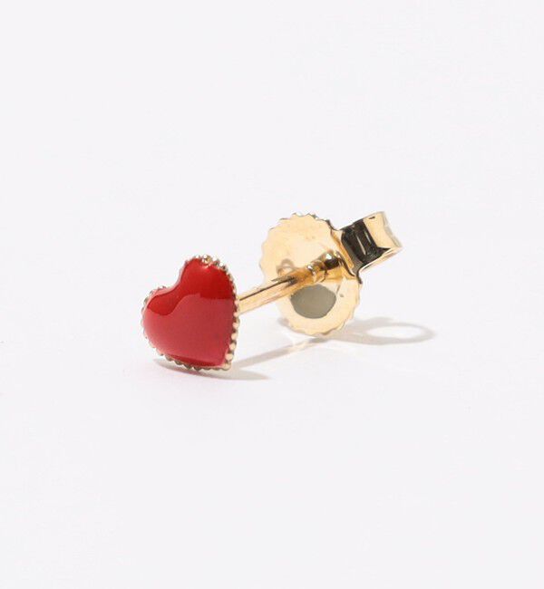 TOMORROWLAND GOODS「Metier DALA SWEETHEART STUDS 片耳ピアス」|ピアス|