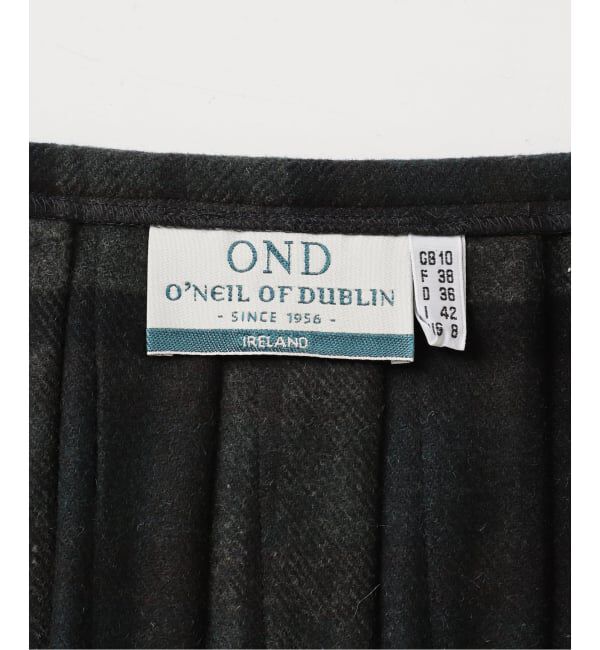  「《予約》O'NEIL OF DUBRIN 別注 FrontPleated FashionLong[SIZE10]：スカート」|スカート|