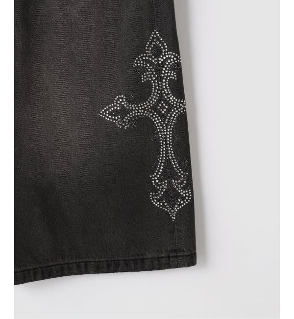 JOINT WORKS「SUPPLIER / サプライヤー Cross Rhinestone Baggy Denim」|その他|