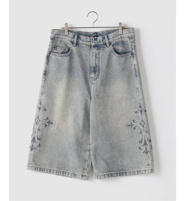 JOINT WORKS「SUPPLIER / サプライヤー Cross Rhinestone Baggy Denim」|その他|