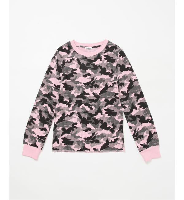 JOINT WORKS「≪予約≫スリムフィット カモ サーマル ロンT / J Slim Camo Thermal L/S」|Tシャツ・カットソー|ピンク