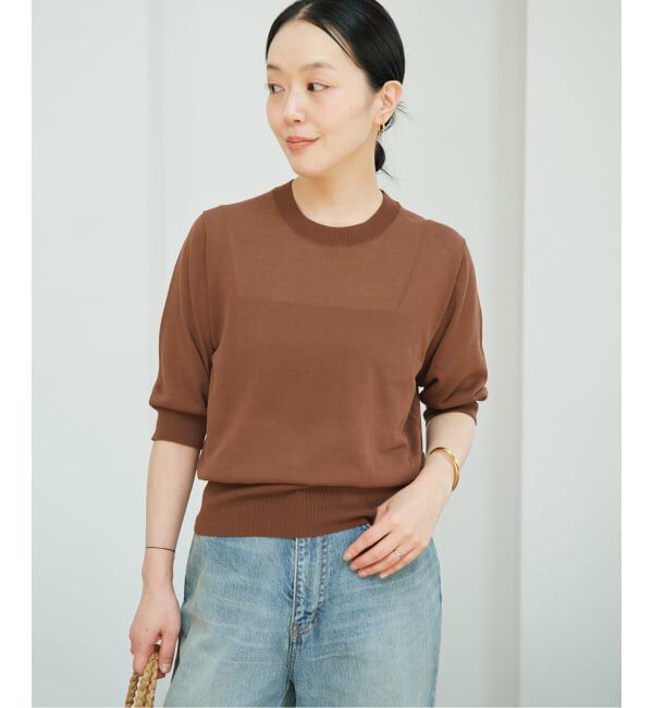 Plage「R&rsquo;IAM コンパクトニットTee」|ニット・セーター|