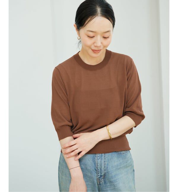 Plage「R&rsquo;IAM コンパクトニットTee」|ニット・セーター|