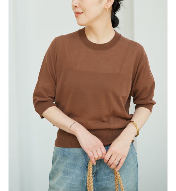 Plage「R&rsquo;IAM コンパクトニットTee」|ニット・セーター|