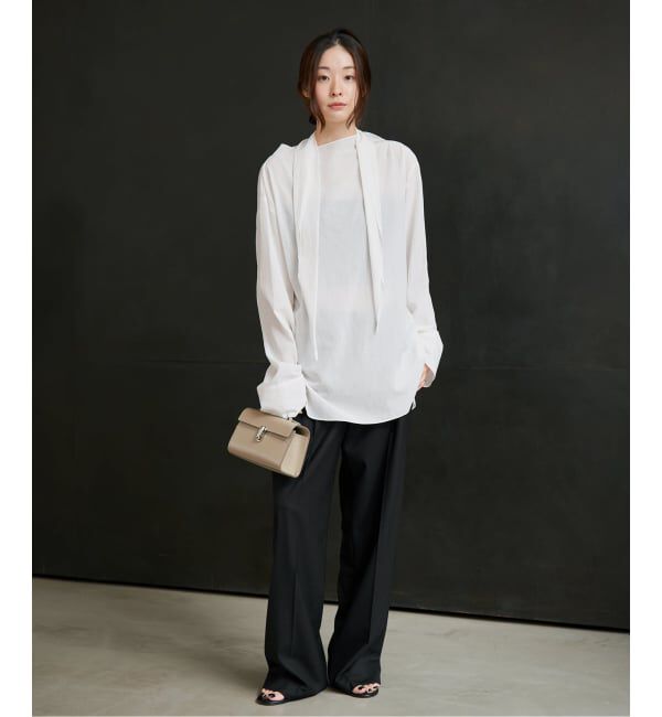 Plage「《予約》R&rsquo;IAM WOOSTED BASIC パンツ」|スラックス|
