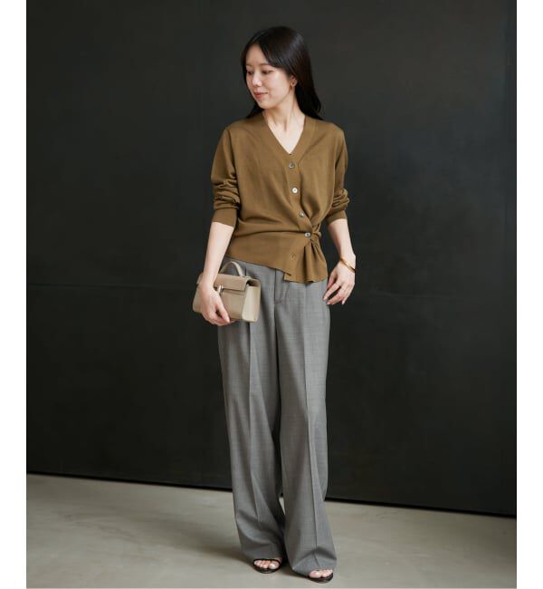 Plage「《予約》R&rsquo;IAM WOOSTED BASIC パンツ」|スラックス|