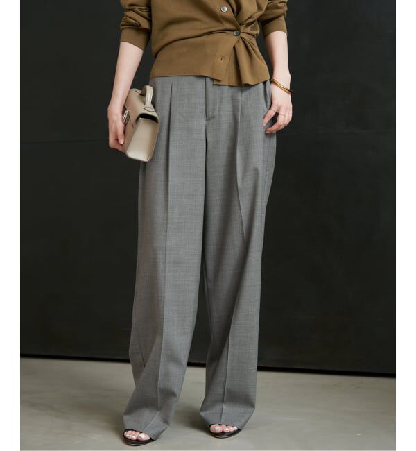 Plage「《予約》R&rsquo;IAM WOOSTED BASIC パンツ」|スラックス|