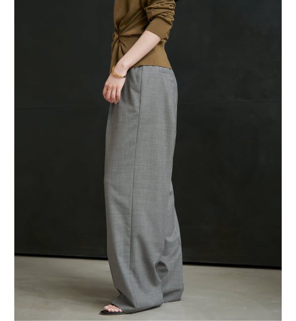 Plage「《予約》R&rsquo;IAM WOOSTED BASIC パンツ」|スラックス|