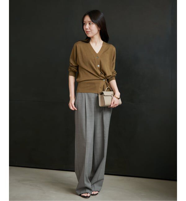 Plage「《予約》R&rsquo;IAM WOOSTED BASIC パンツ」|スラックス|