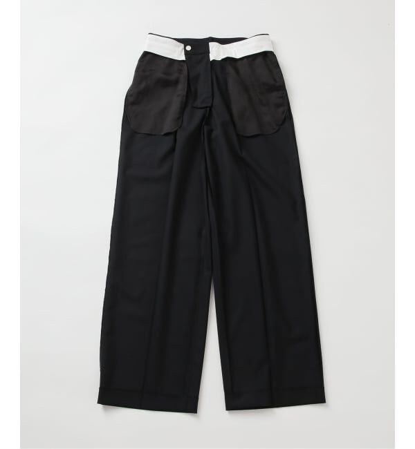 Plage「《予約》R&rsquo;IAM WOOSTED BASIC パンツ」|スラックス|