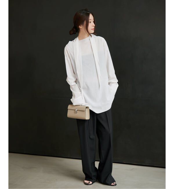 Plage「《予約》R&rsquo;IAM WOOSTED BASIC パンツ」|スラックス|