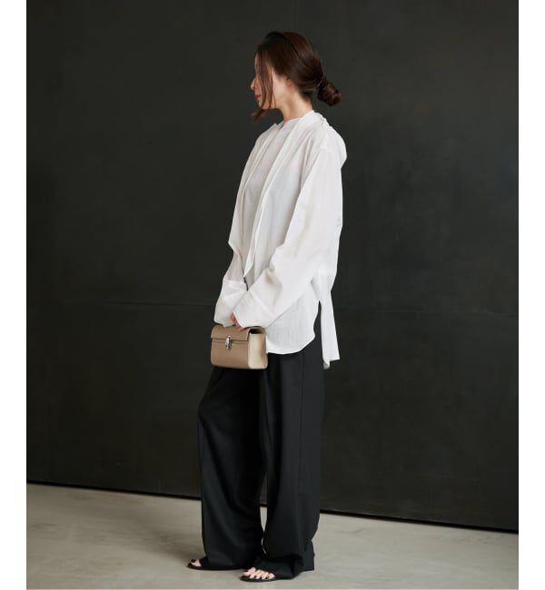 Plage「《予約》R&rsquo;IAM WOOSTED BASIC パンツ」|スラックス|