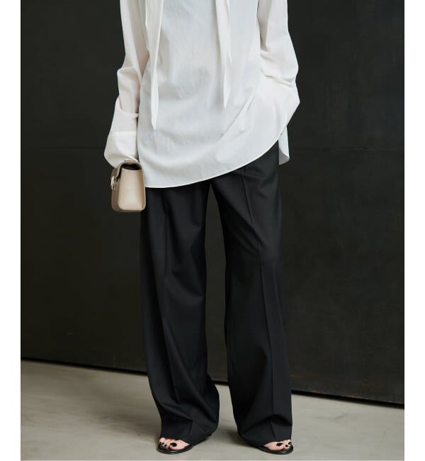 Plage「《予約》R&rsquo;IAM WOOSTED BASIC パンツ」|スラックス|