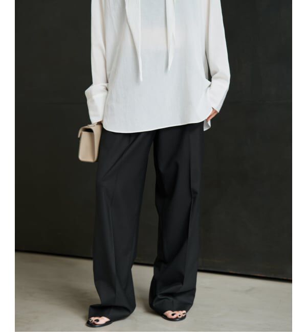 Plage「《予約》R&rsquo;IAM WOOSTED BASIC パンツ」|スラックス|