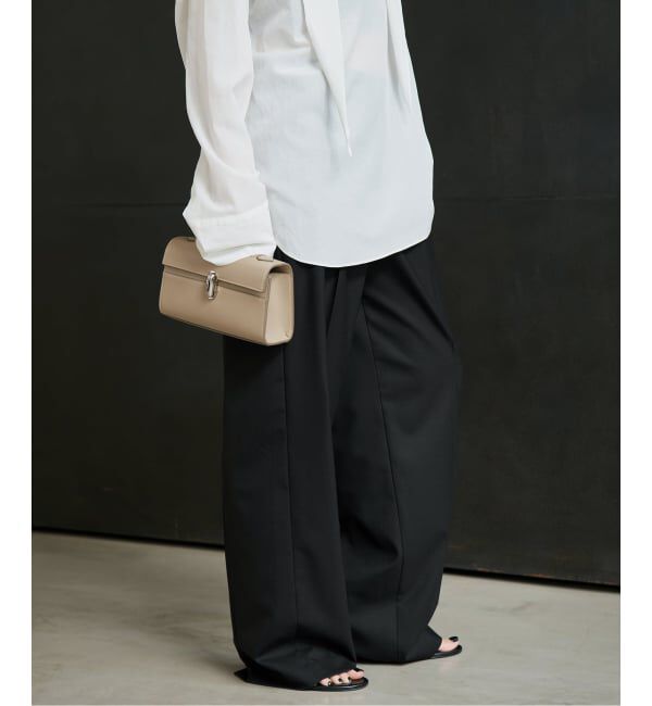 Plage「《予約》R&rsquo;IAM WOOSTED BASIC パンツ」|スラックス|