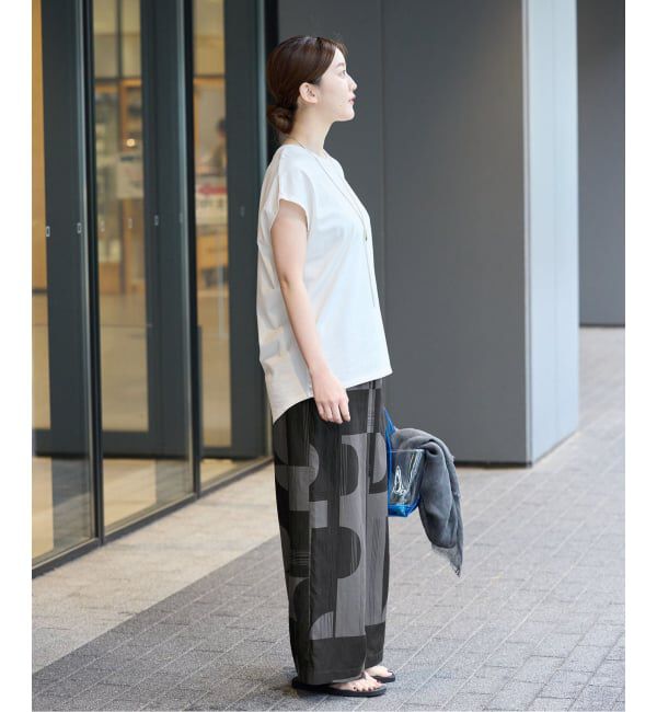 IENA「ジオメトリックイージーワイドパンツ」|その他|