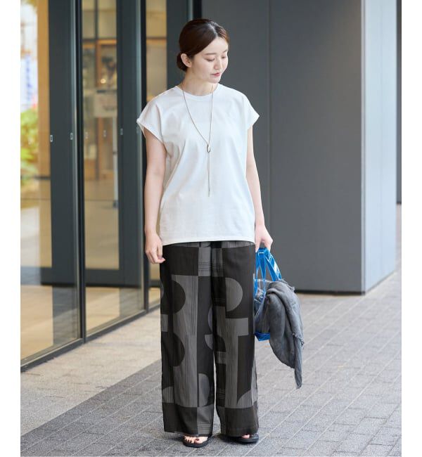 IENA「ジオメトリックイージーワイドパンツ」|その他|