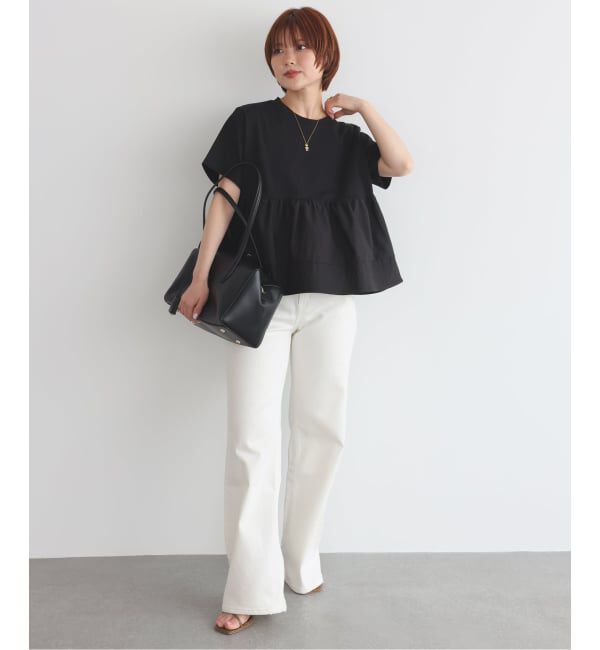 SLOBE IENA「ペプラムデザインカットソー」|Tシャツ・カットソー|