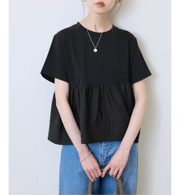SLOBE IENA「ペプラムデザインカットソー」|Tシャツ・カットソー|