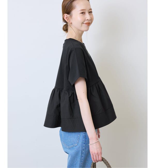 SLOBE IENA「ペプラムデザインカットソー」|Tシャツ・カットソー|
