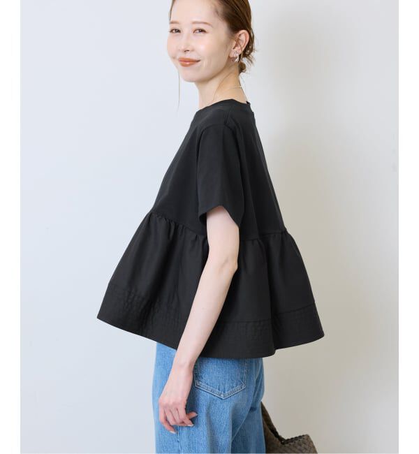 SLOBE IENA「ペプラムデザインカットソー」|Tシャツ・カットソー|