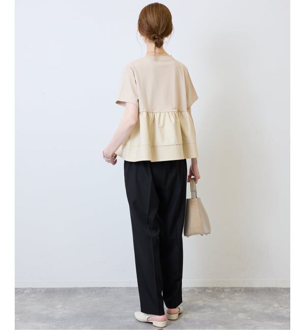 SLOBE IENA「ペプラムデザインカットソー」|Tシャツ・カットソー|