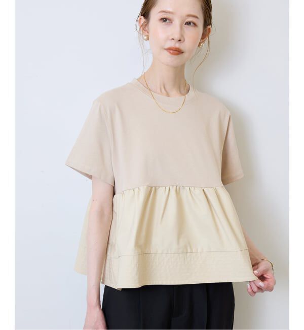 SLOBE IENA「ペプラムデザインカットソー」|Tシャツ・カットソー|