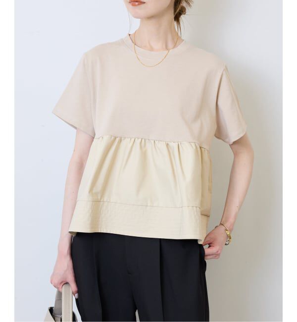 SLOBE IENA「ペプラムデザインカットソー」|Tシャツ・カットソー|